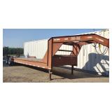 (BK) 2007 Load-Max Flat Gooseneck Trailer