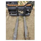 (BH) 2024 Wolverine Skid Steer Q-AH Pallet Fork