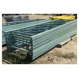 (AF) Industrial Pallet Racking Uprights, 8 total,