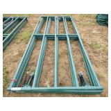 (AK) Green Metal Cattle Panels
