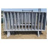 (JJ) Gray Barricade Fencing