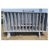 (JJ) Gray Barricade Fencing