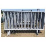 (JJ) Gray Barricade Fencing
