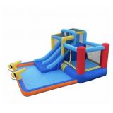 (E) Land Honor Inflatable Water Double Slides
