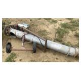 (T) Grain Bin Unloading Auger. 80in long x 8in