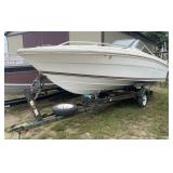 (T) Sea Ray Seville 16ft Bow Rider Boat with