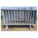 (JJ) Gray Barricade Fencing ,