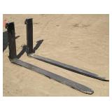 (BH) Wolverine Skid Steer Quick Attach Forks