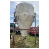 (T) Fiberdome Grain Bulk Feed Bin, 13ft x 6ft