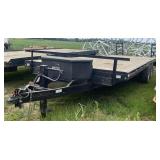 (J) 2023 Flatbed Utility/ Equipment Trailer
