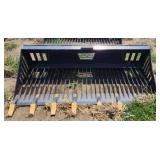 (E) 2023 LandHonor 72"  Skid Steer Rock Bucket