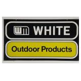 DST White Outdoor Products Advertising Sign