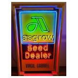 Asgrow Seed Dealer Tin Neon Sign