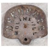 John Deere & Co. Moline Cast Iron Seat