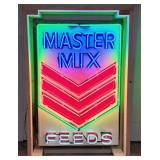 Master Mix Feeds Tin Neon Sign