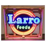 Larro Feeds Tin Neon Sign