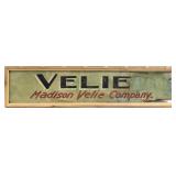Original Velie Company Dealership Sign