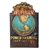 Early Rumely Power Farming Machinery Adv. Sign