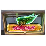 Dekalb Tin Neon Sign