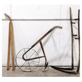Walk Behind Weeder with Sythes and Plow Handles