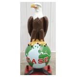 Case" Old Abe" Cast Iron Dealership Eagle Statue