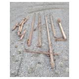 Assorted Wooden Tongues and Hitches