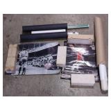 (D) Sports assorted posters, LeBron,babe Ruth and