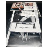 (D) Autograph index cards photos and more not