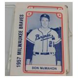 1980 TCMA 1957 Milwaukee Braves Team Set