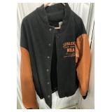 (R) Spaulding NBA heavy jacket size large