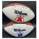 (J) Pro bowl 2000 facsimile signed footballs not