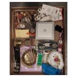 (S) Trinket Dishes, Minnie Mouse Watch, Vintage