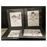 (D) Baseball assorted prints Ryan Mattingly and