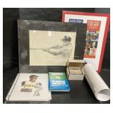 (D) Roger Maris print plus Clemente and more