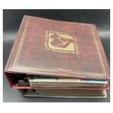 (Y) Baseball assorted collectible cards 2 folders