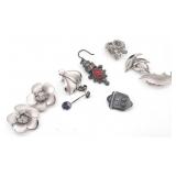 (S) Sterling Silver Earrings, Singles