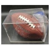 (TU) Brett Farve Signed mini football with