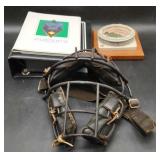 (D) Vintage baseball mask and more