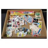 (D) Sports assorted collectable cards and micro