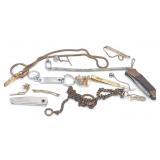 (ZA) Mens Jewelry  Lot, Cufflinks, Pocket Knives +