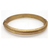 (ZA) Sterling Bracelet in Gold Tone