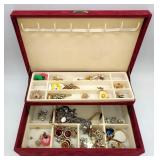 (MN) Jewelry Box Lot of Fashion Jewelry
