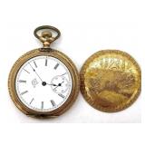 (M) Elgin Hunter Case Pocket Watch