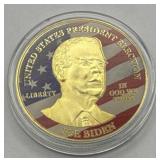 (KC) 2020 Joe Biden Gold Layered Coin