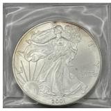 (KC) 2001 Silver Eagle Coin