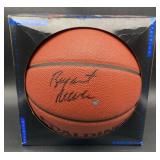 (J) Spaulding signed basketball not authenticated