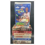 (E) Sports collector vhs tapes Space Ham Bulls