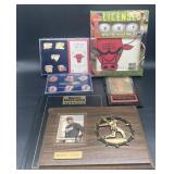 (E) Chicago Bulls championship pins golf balls