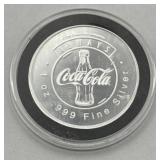 (DY) Silver 1 oz Round Coca-Cola Coin