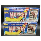 (J) Topps 1991 hockey sealed sets 528ct collector